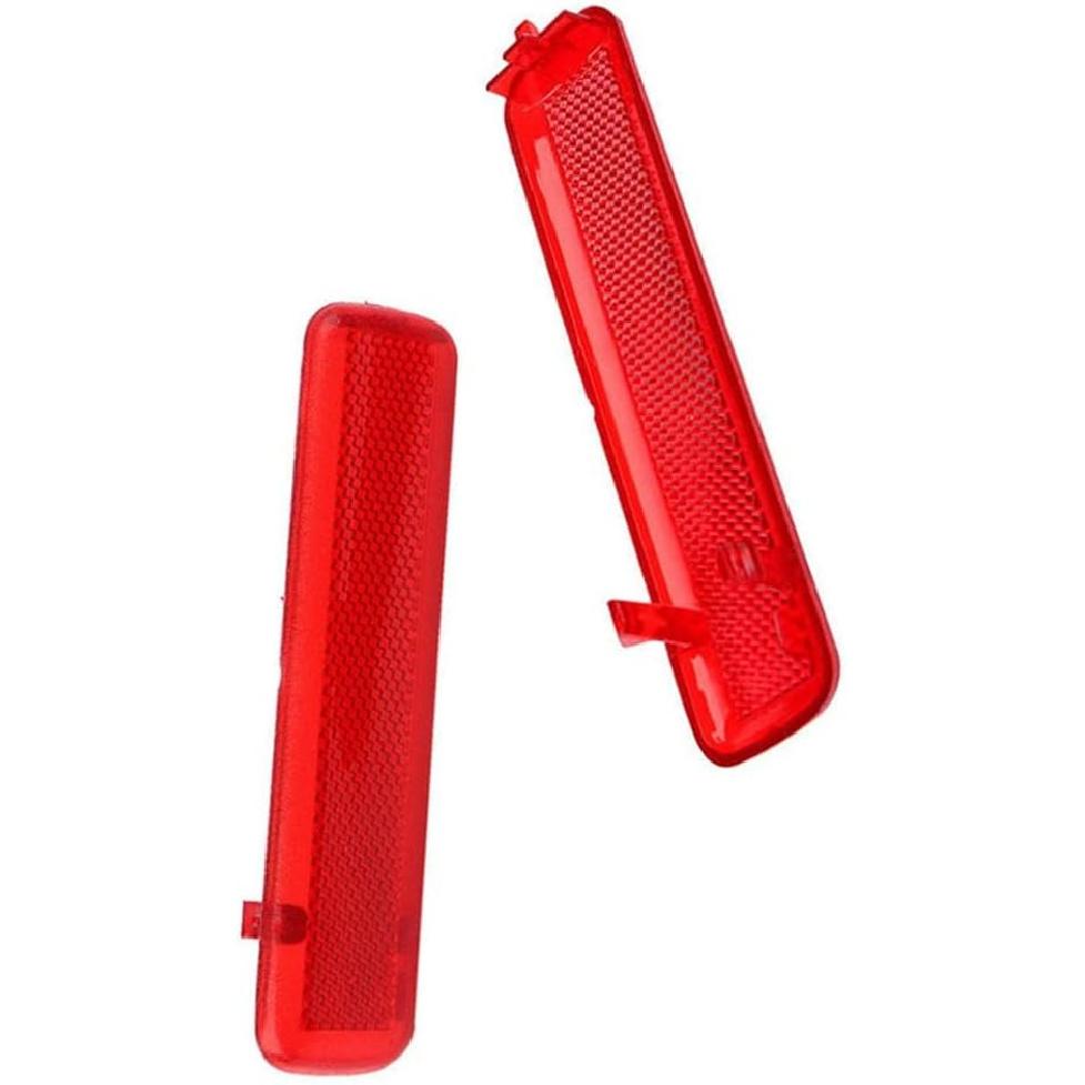 Car Left & Right Door Reflector, Rear Door Trim Panel Reflectors 15183155; 15183156 Fit for 2003-2007 Chevy Avalanche Suburban GMC Yukon Sierra