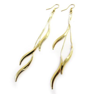 [L9665] – Goldene „Choreography“-Ohrringe