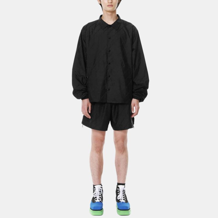 WE11DONE Casual Shorts Unisex Black Moderate WD-PT3-21-260-U-BK