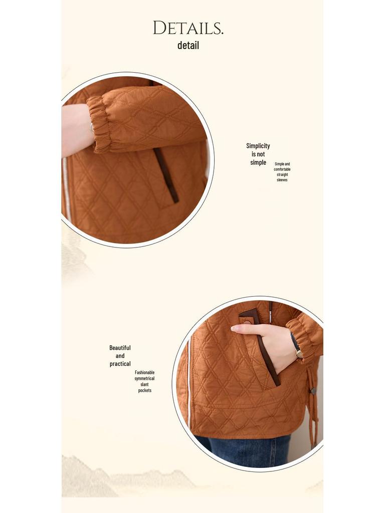 Women's 2024 Spring/Autumn Casual Short Baseball Jacket, Loose Fit, Fashionable Style