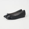 Diana WELLFIT Low Heel Flats, Made in Japan, Black, Size 22.0cm, 116313600008