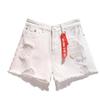 Women's Light Denim Wide-Leg Shorts - European & American Style