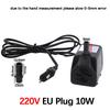 3/5/10/16/25/35/45W EU 220v Submersible Water mirco Pump for Water Gardens Hydroponic Systems Aquarium Tabletop Fountains Pon