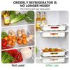 Refrigerator Egg Fruit Storage Box Hanging Kitchen Organizer Drawer Type Food Crisper Kitchen Accessories Fridge Organizer Shelf