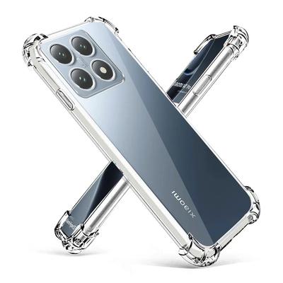 Для Xiaomi 14T Pro Чохол Прозорий Силіконовий М'який Чохол для Телефону Для Xiaomi 14T 14tPro Прозорий Ударостійкий Повітряна Подушка Захист Задня Кришка
