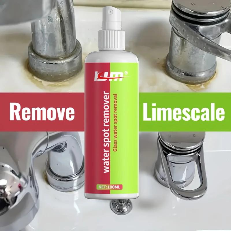 

Набор для удаления пятен от жесткой воды, полироль для стекла в ванной, мощное средство для удаления жесткой воды, средство для удаления накипи для душевых дверей, плитки, нержавеющей стали. 100ml