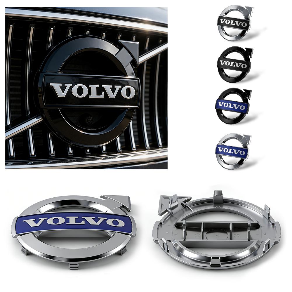 Per Volvo Rdesign V40 V50 S40 S80 XC60 S60 XC40 C40 V90 XC60 S90 T6 Auto Griglia Cofano Anteriore Copri Emblema Stemma Accessori Auto