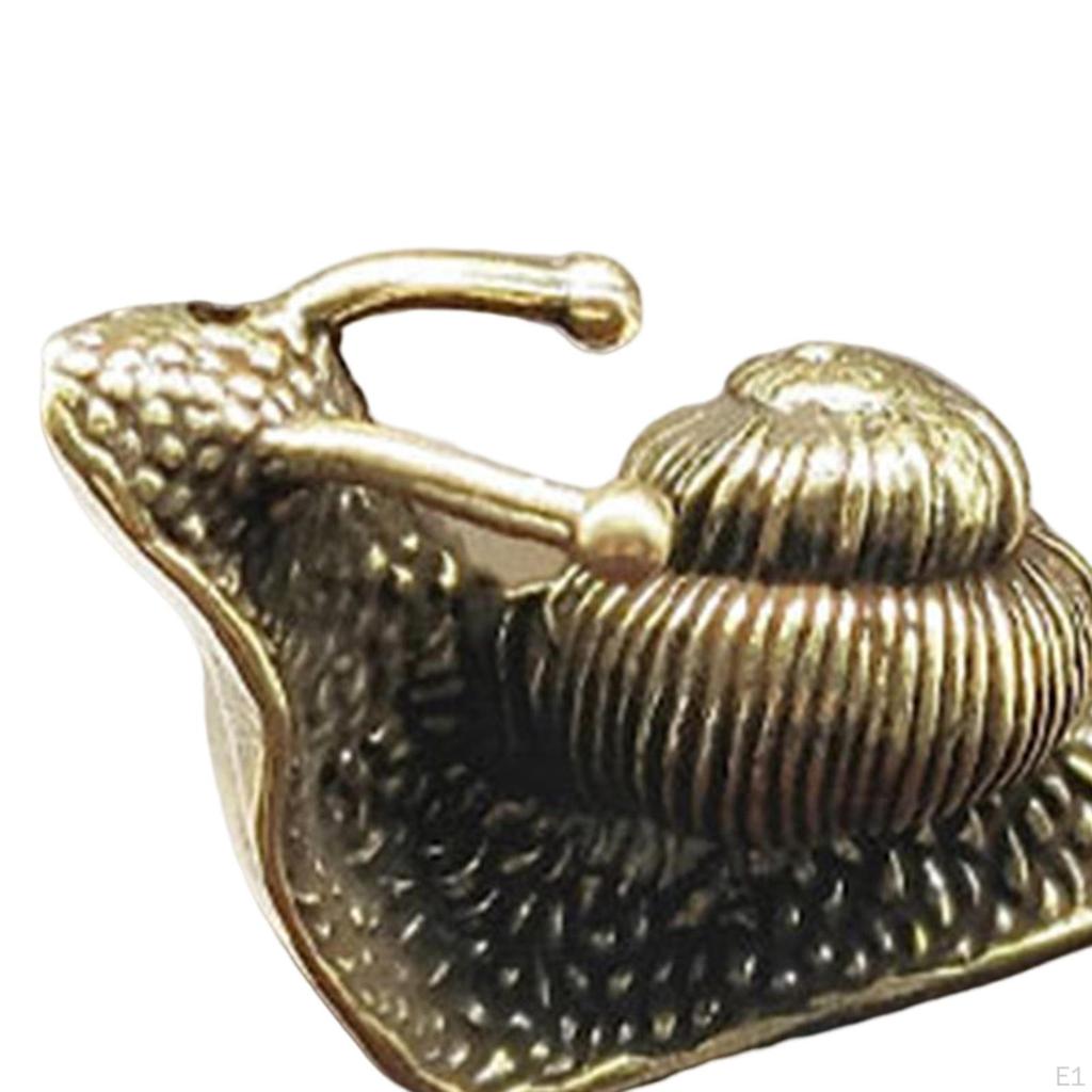 Mini Statue Miniature Sculpture Metal Art Decoration Tea Table Pure Brass Figurines for Cabinets