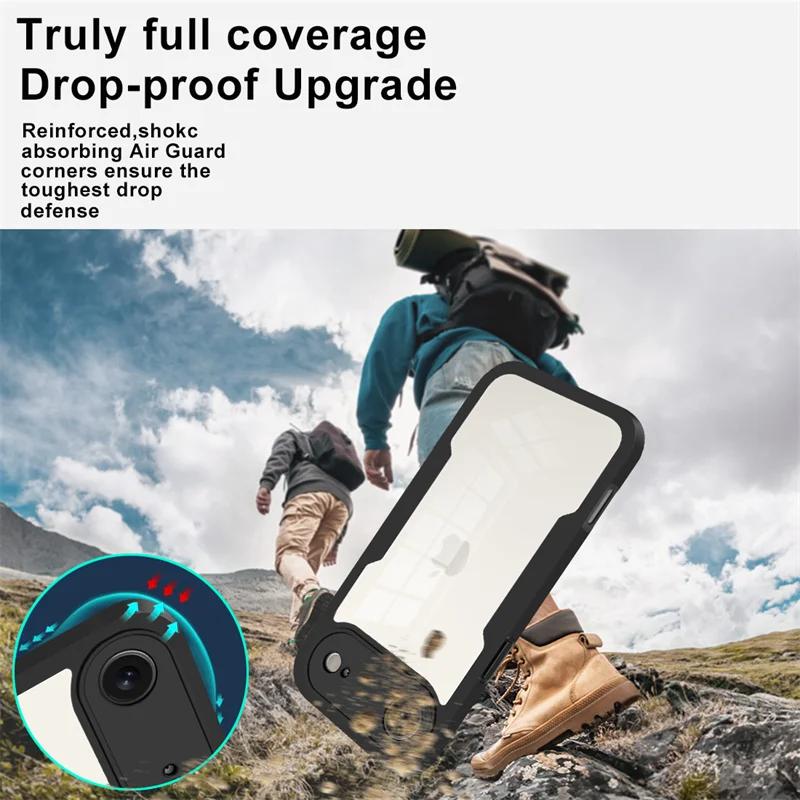 360 Full Protect Phone Case for IPhone 17 Air 16 15 14 Plus 13 12 Mini 11 Pro Max 16E with Scren Lens Protector Flim Back Cover