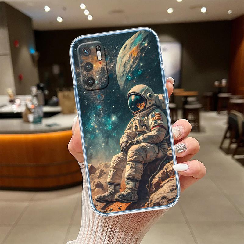 UP8 Astronaut Space Moon Case for Motorola G10 G20 G30 G31 G32 G34 G35 G41 G42 G50 G51 G52 G55 G60 G60S G62 G71 G72 G75