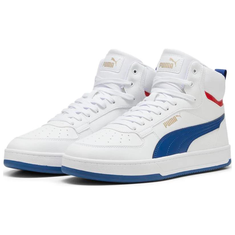 Puma Caven 2.0 Mid White Clyde Royal Unisex Sneakers Gold 392291-13