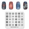 kads Fashion 034 Nail Stamping Plates Nail Art Stamp Template Tool
