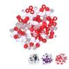 100pcs Hair Dreadlocks Beads Different Colors Hair Braiding Beads for Hair Beard Decoration Accessor