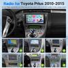 9 Inch Touchscreen Stereo for Prius Support Wireless Carplay Android Auto GPS Bluetooth 5G WiFi FM SWC + Backup Camera (Fit J.B