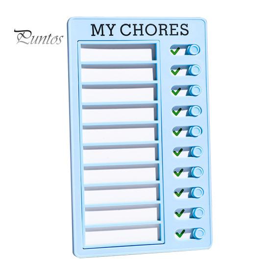 

Часы для самодисциплины для детей и взрослых, раздвижные часы с 100 белыми картонными двухсторонними карточками для отслеживания задач, листами заданий синий