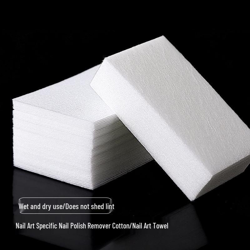 Lint-Free Nail Polish Remover Pads - Professional Cotton Pads for Nail Salons