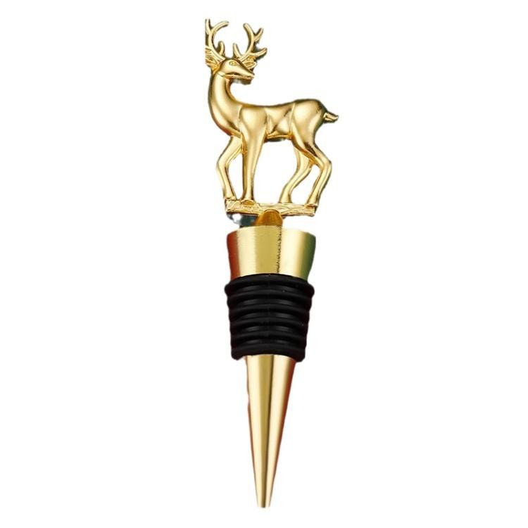 Tappo di sughero per vino con sigillo in lega di alluminio, ornamento natalizio, per bar casalingo e come regalo