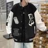 Herren Frühling und Herbst High Street Loose Casual College Ruffian Hübsche Paarjacke