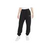 Nike Breathable Cuffed Lace-Up Casual Knit Sports Pants Women pants Black DR6228-010