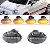 1Pair LED Dynamic Side Marker Turn Signal Light Sequential Lamp For Fiat 500 Ford KA Lancia Lybra Ypsilon Alfa 4C For Maserati