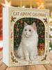 Für Katzenliebhaber Katzen Adventskalender 2025 mit 24 Katzenfiguren 24 Tage Weihnachten Countdown Kalender Xmas Countdown Kalender Geschenk