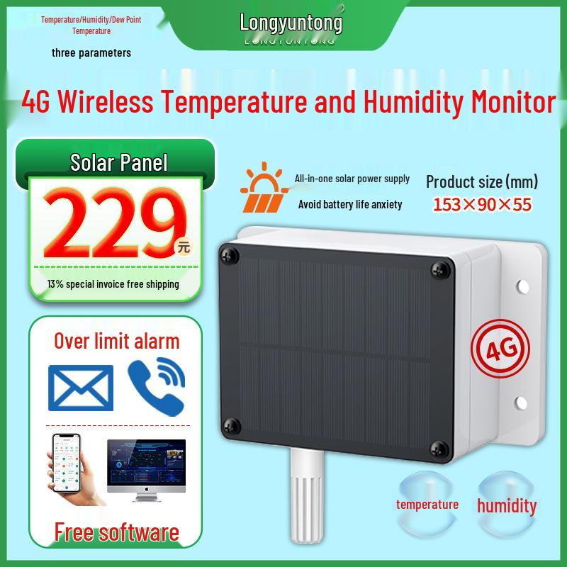 RS485 Temperature & Humidity Sensor Monitor with Modbus-RTU Protocol
