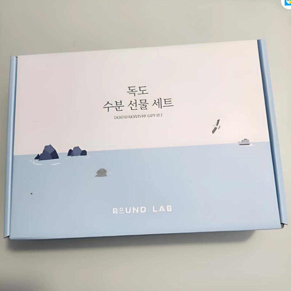 ROUND LAB 1025 Dokdo Hydration Set – Deep Sea Water Toner 220ml + Lotion 220ml + Cream 50ml