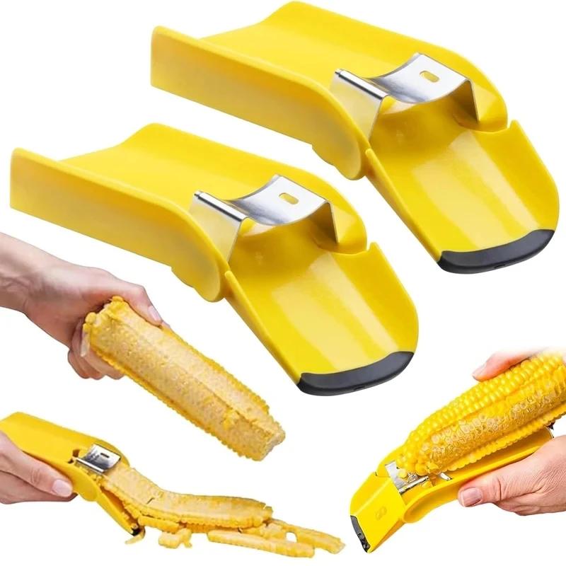 Quick Corn Cob Separator Portable Corn Cob Stripping Planer Multifunctional Non-Slip Folding Corn Kernel Stripper