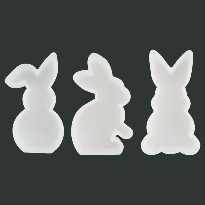 Kreative Silikon-Kerzenform DIY-Aromatherapie-Formen Hasenform Silikon-Wachsform Geeignet für die Herstellung von Duftprodukten