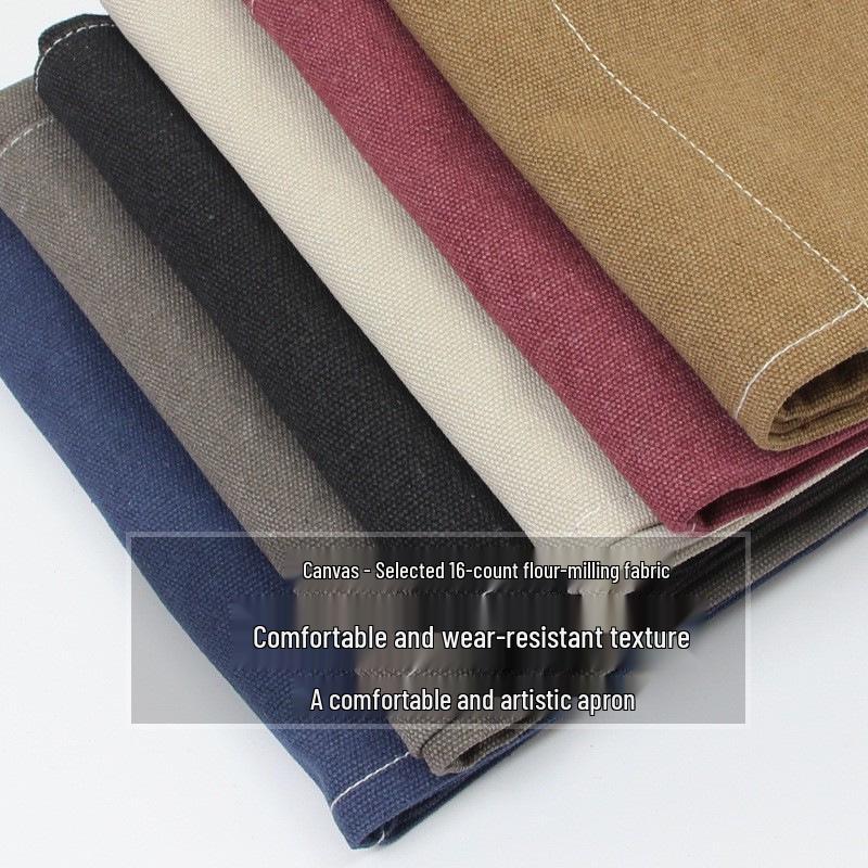 Customizable Polyester Cotton Canvas Apron for Hairdressing & Catering