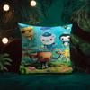 Cartoon Animation Cute The Octonauts Cushion Cover Silky Elegant Comfort Sofa Bed Invisible Zipper Beach Pillowcase