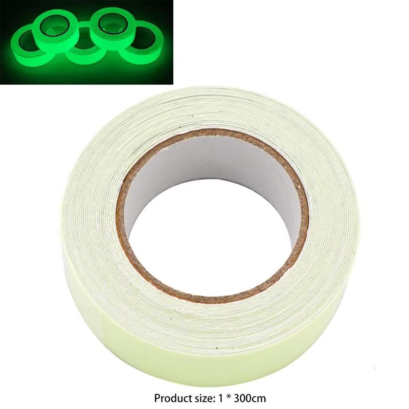 Waterproof Luminous Tapes Self Adhesive Warning Tapes Night Vision Glow in Dark Safety Home Garden Decoration