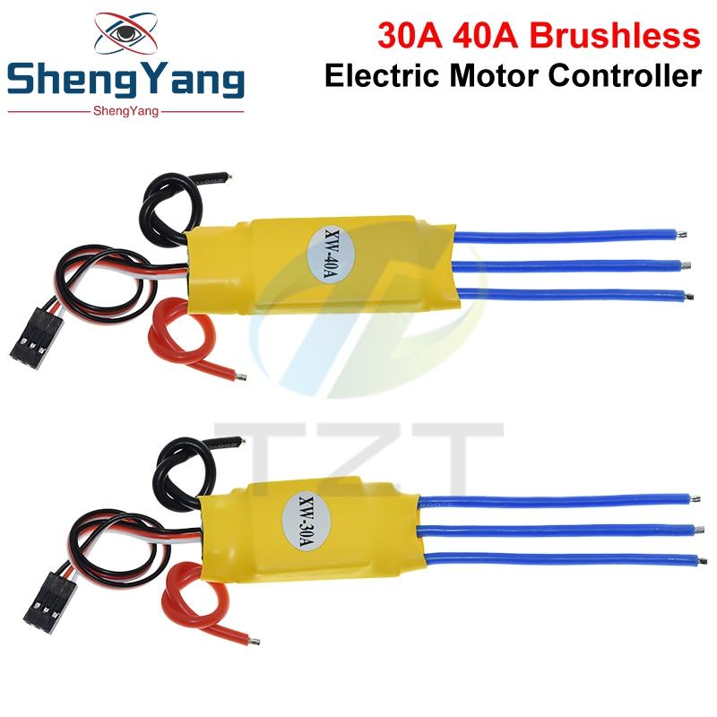 TZT HW 30A 40A ESC Bürstenloser Motor Geschwindigkeitsregler RC BEC ESC T-rex 450 V2 Hubschrauber Boot für FPV F450 Mini Quadcopter Drohne