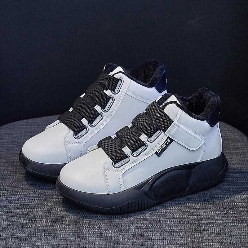 

Модные зимние кроссовки на платформе для женщин, повседневная спортивная обувь, женская обувь без застежек, плюшевая обувь, новинка для женщин, вулканизированная обувь, рок-теннисная обувь для женщин 40 чёрный