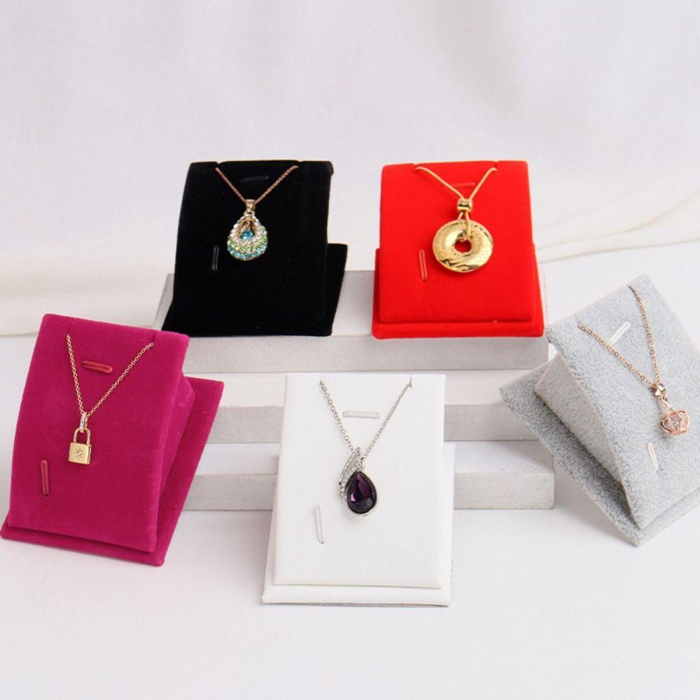 Plush Necklaces Pendants Display Rack Save Space Showcase Props  for Dressing Tables