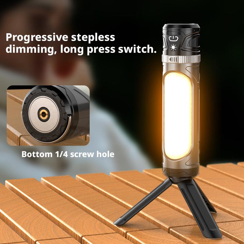 Rechargeable Multi-Functional Long Endurance Flashlight Work Light Portable Outdoor Camping Tent Light