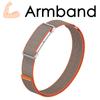 Nylon Armband for Google Fitbit Air Straps Metal Frame Fitness Tracker Accessories Replacement Bicep Band for Google Fitbit  Air