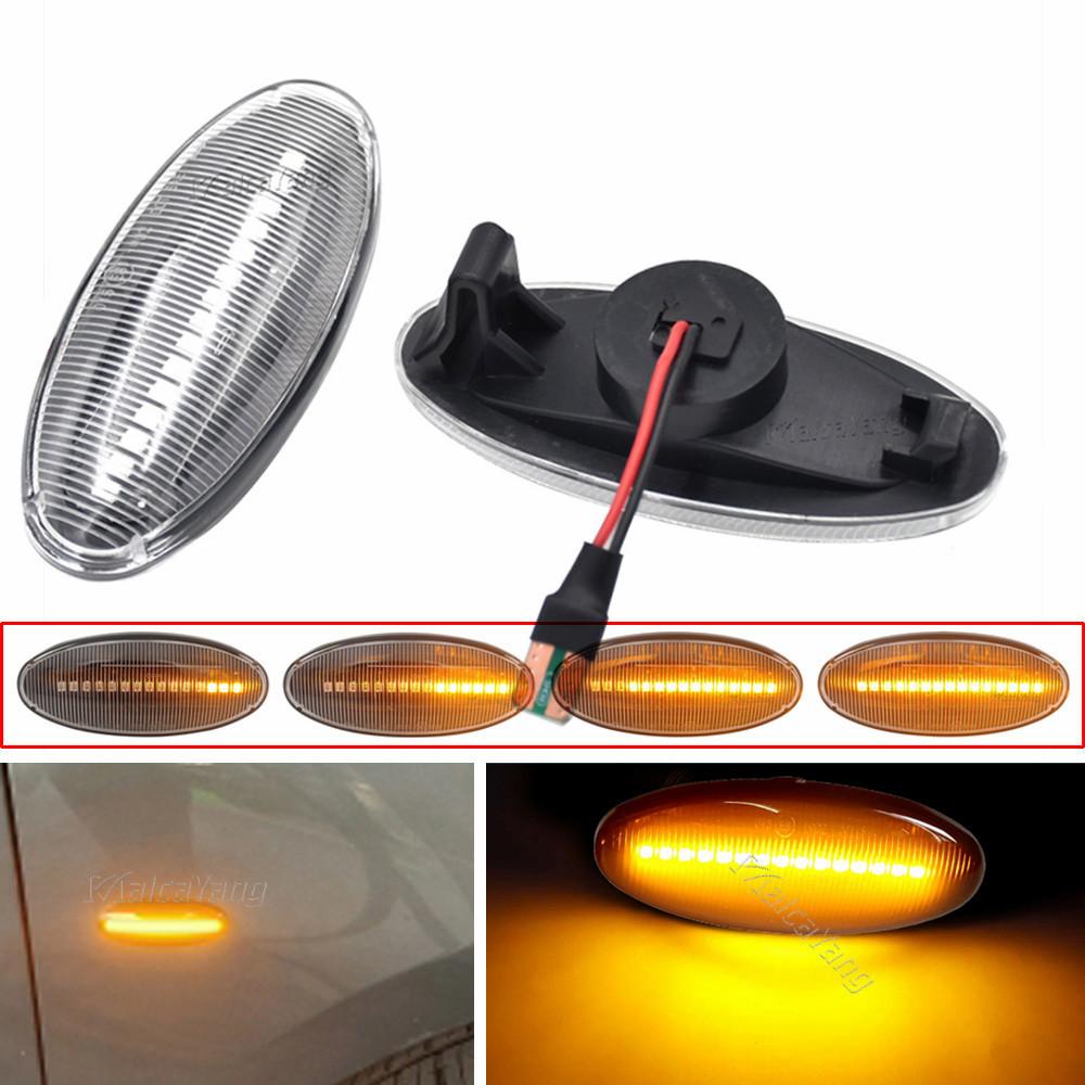 LED Dynamic Fender Side Marker Turn Signal Light for Nissan NV200 NV400 NP300 Leaf Micra Cube Note Dualis March Tiida X-T