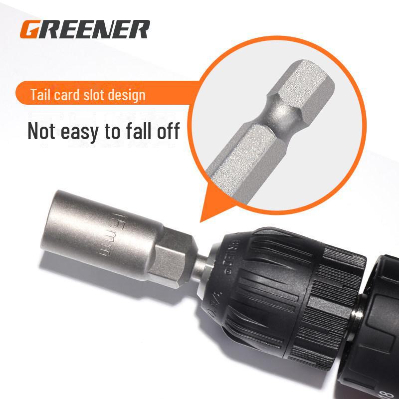 Green Forest 80mm Hexagonal Șurubelniță/Cheie Pneumatică Cap Soclu