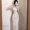 [Spot] Summer New Chinese Style Improved Cheongsam Light Girls Can Wear Unique and Beautiful Dresses Every Day