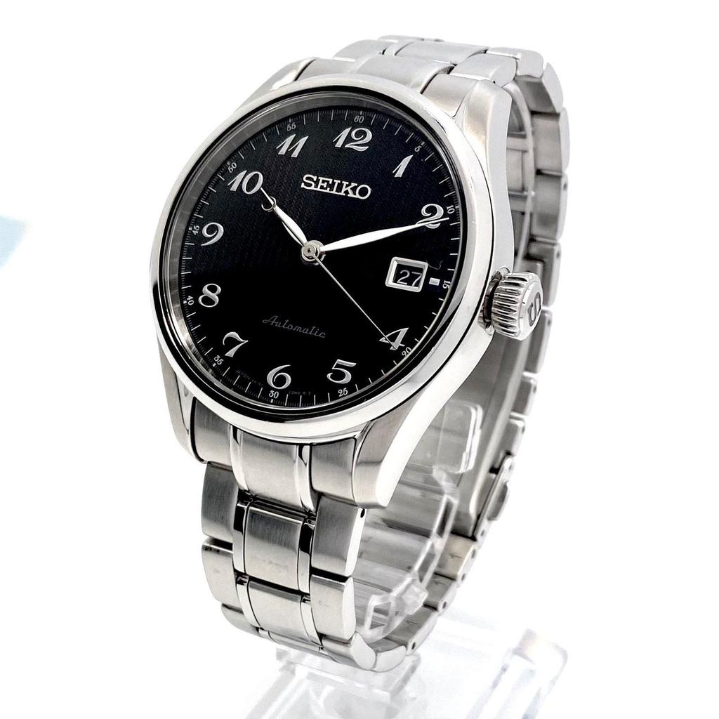 Used [Good Condition and Good Working Condition] Men's Watch Seiko SEIKO Presage Prestige Line SARX039 6R15-03N0 Automatic Winding Black Date Display
