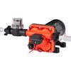 RV Water Pump, 12V DC 5 GPM (18.9 L/min), 4-Chamber Self-Priming Diaphragm Water Pump with Automatic Pressure Switch, 70 PSI Max Pressure, On Demand