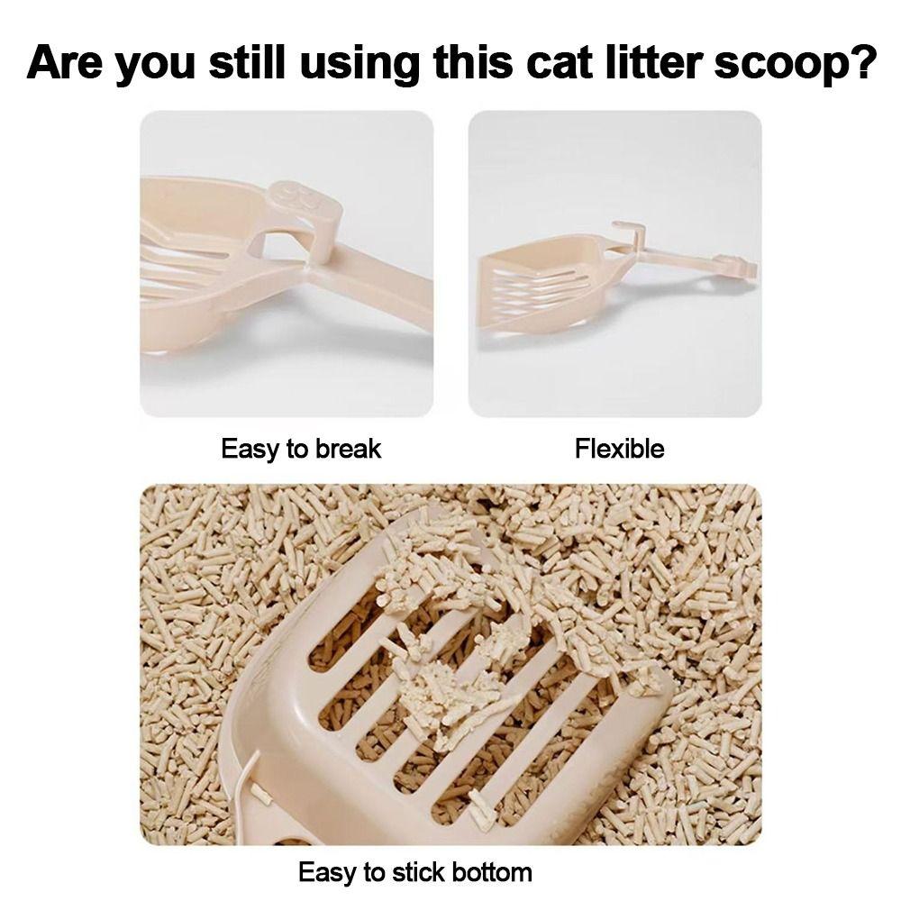 Katzenklo-Schaufel aus Aluminiumlegierung, feines Netz, Katzenkot-Reinigungswerkzeuge, Haustier-Reinigungswerkzeuge