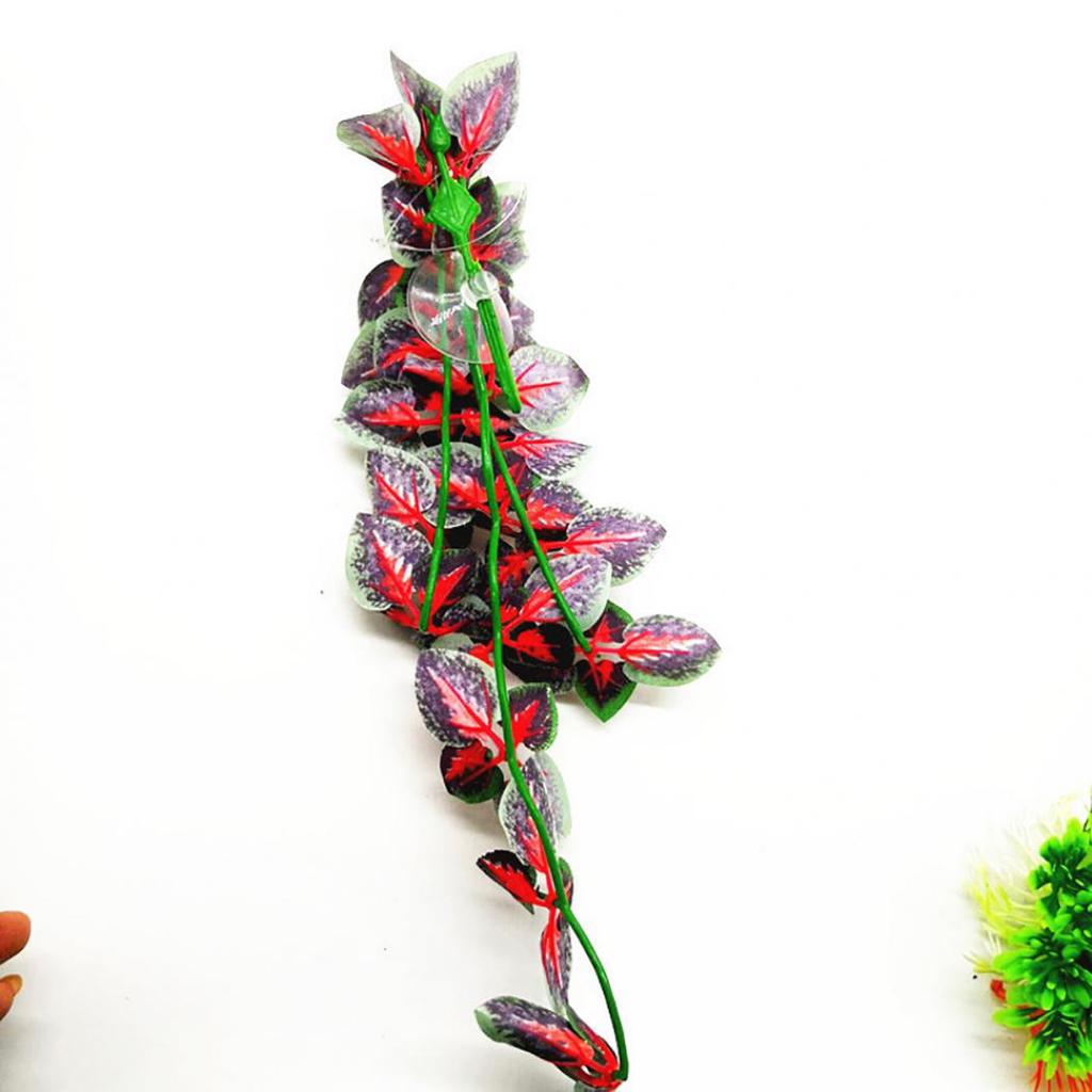 Artificial Vine Plant Simulation Fish Tank Reptile Terrarium Aquarium Decoration