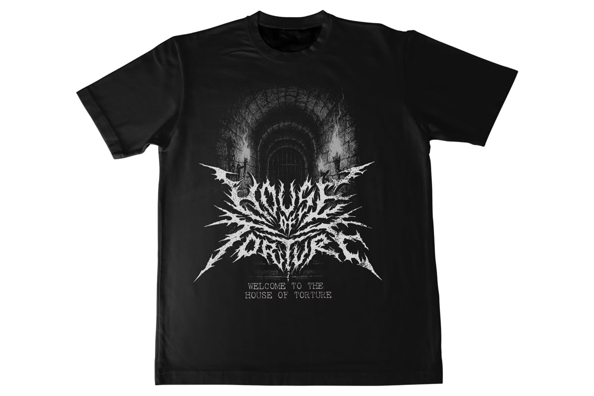 

New Japan Pro-Wrestling HOUSE OF TORTURE Dry T-Shirt 2025 Black x Silver x Gray XL 6617103899