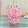 Sanrio Macaron Rotating Pen Holder Office Desktop Storage Box Kulomi Student Dormitory Desk Storage Pen Holder