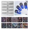 Nail Art Christmas Halloween Starry Stars Sticker Transfer Paper Snowflake Sticker Laser Transfer Paper Nail Art Accessories