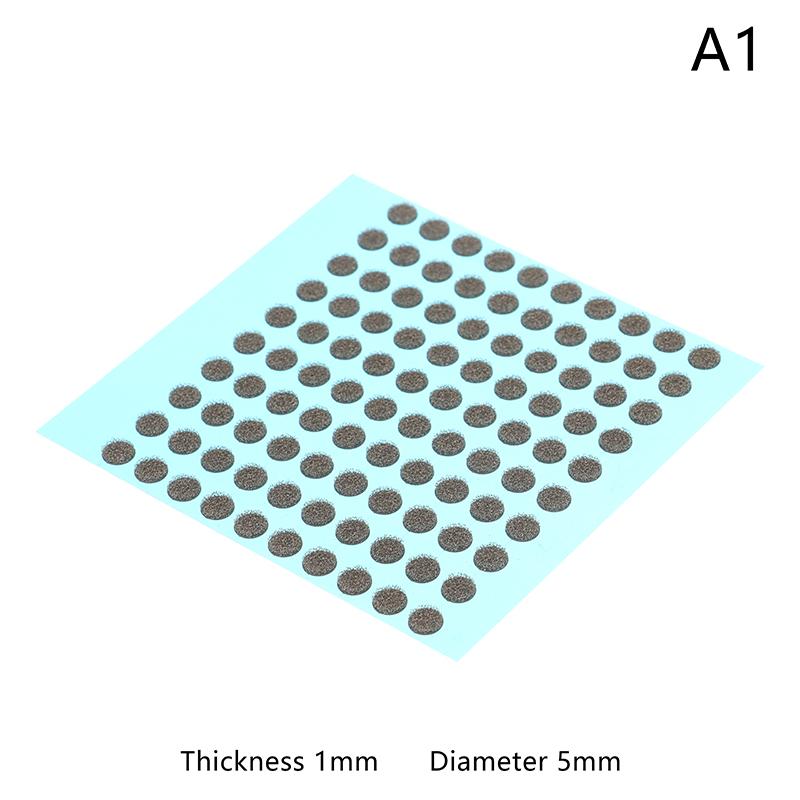 Thickness 1/2Mm Dia 5/6Mm Remote Control Button Repair Conductive Sponge Patch Game Console Handle Button Contact Failure Repair