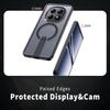 For Xiaomi Redmi Note 15 5G (Global) / Poco M8 5G Magnetic Case Kickstand Grid Texture TPU PC Phone Back Cover