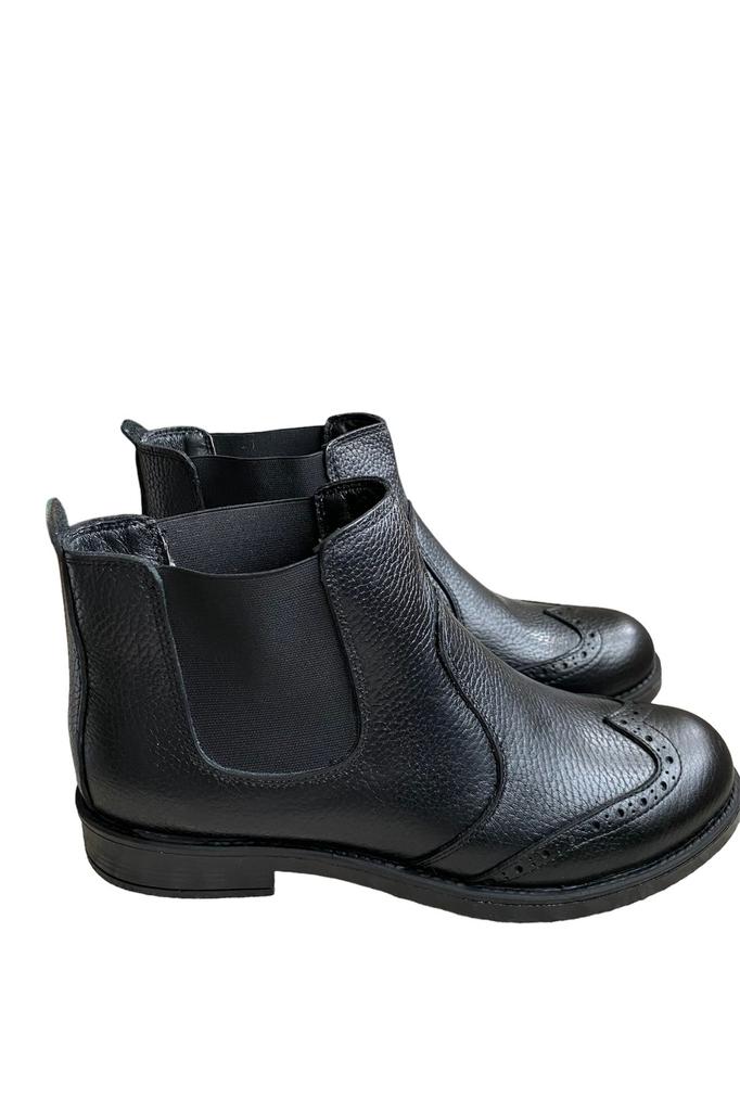 Men's Fashion Genuine Leather Flat Heeled Boots Bootie Winter Furry Classic Boots Shoes